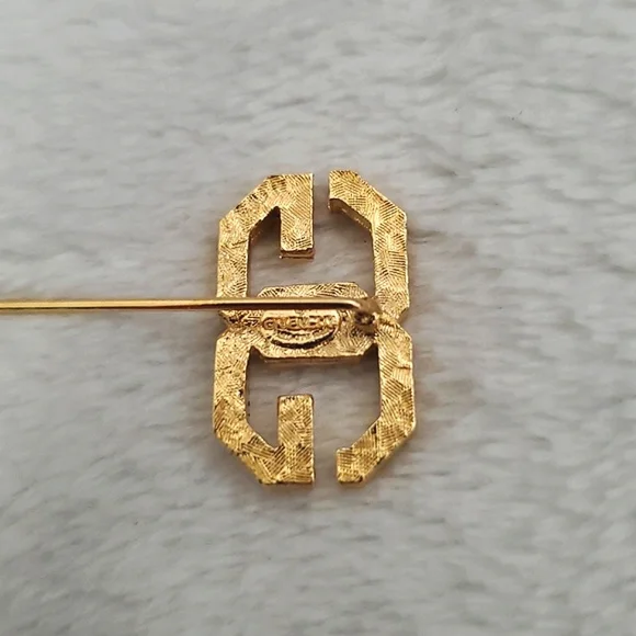 Vintage Givenchy Double G Stick Pin - Picture 4 of 8